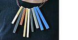 Jewellery in wood-colour