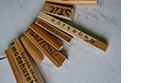 Jewellery in wood - hanger