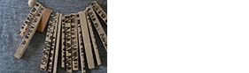 jewellery in wood - stamp